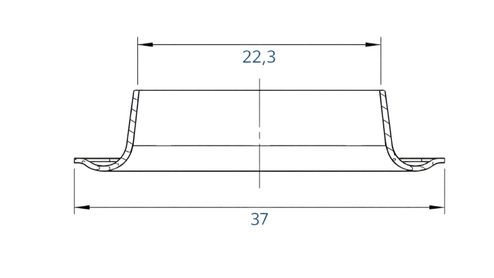 Ovális ringli (Nikkelezett)  37x22 mm     04.22.2