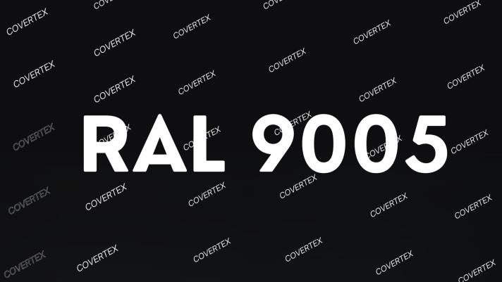 PVC cerada 900 g RAL 9005 Crna      (Covertex)