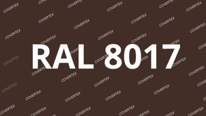Braon PVC cerada RAL 8017 – uzorak boje